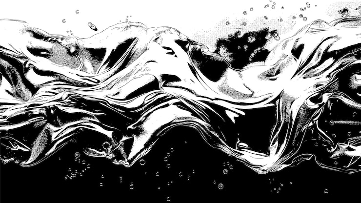 Free Vector black ink splatter