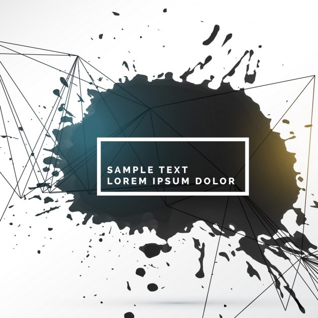 Free Vector black ink