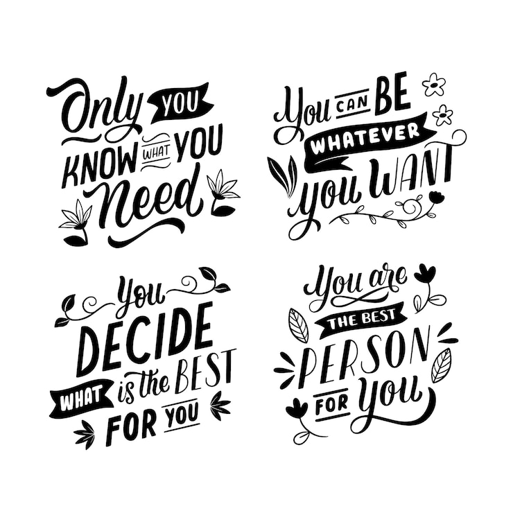 Free Vector black lettering dignity stickers