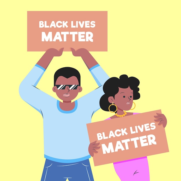 Black lives matter concept