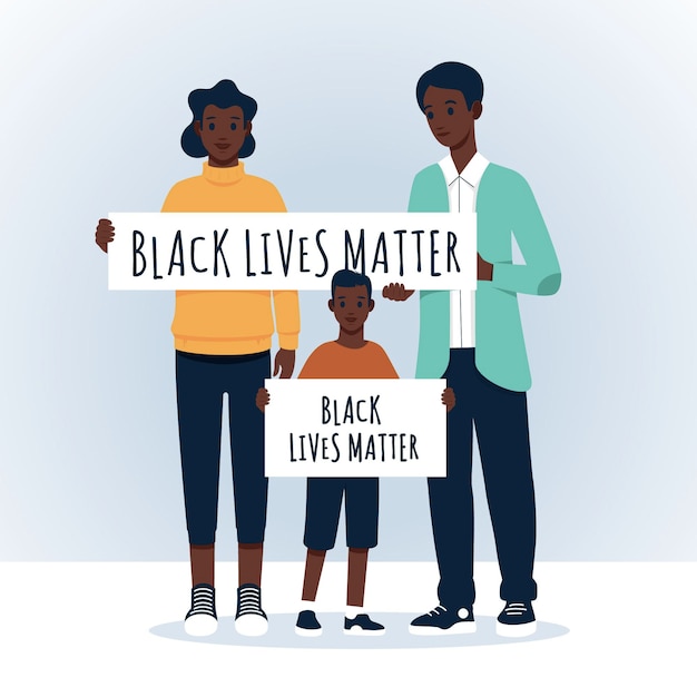 Black lives matter concept