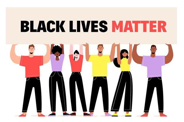 Black lives matter theme