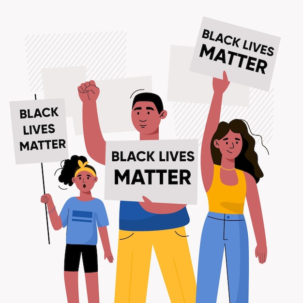 Free vector black lives matter