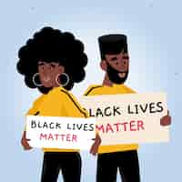 Free vector black lives matter