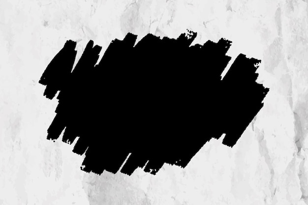 Free vector black marker banner frame vector scribble