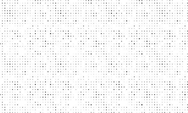 black minimal halftone in white background