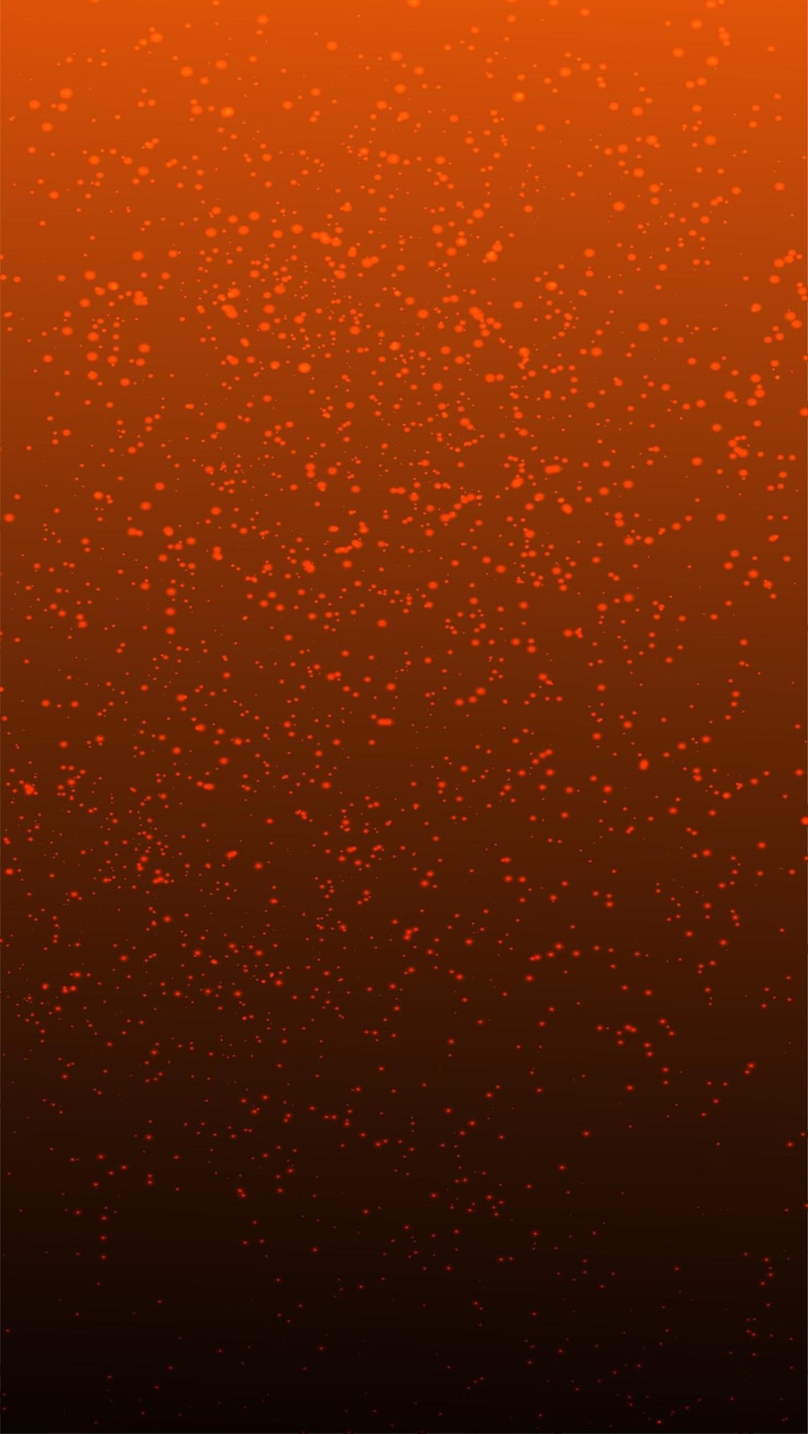 Free Vector black and orange glowing particle background