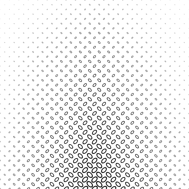 Free vector black ovals pattern background