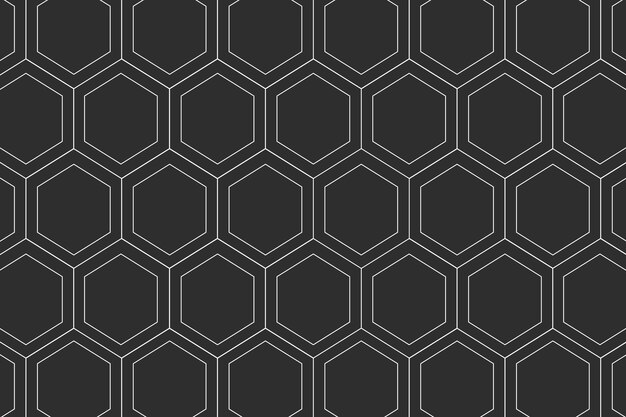 Black pattern background, abstract geometric in simple design vector