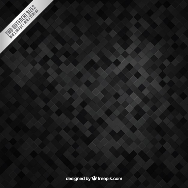 Free vector black pixels background