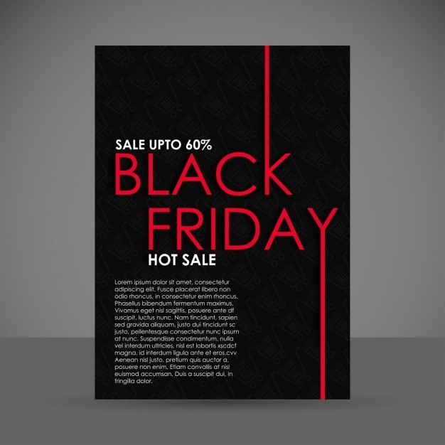 Black poster for black friday sales