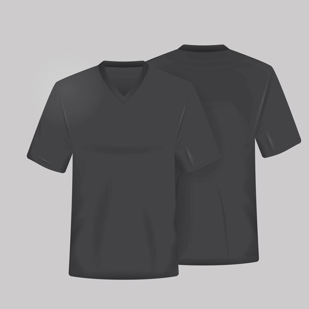 Black shirt template