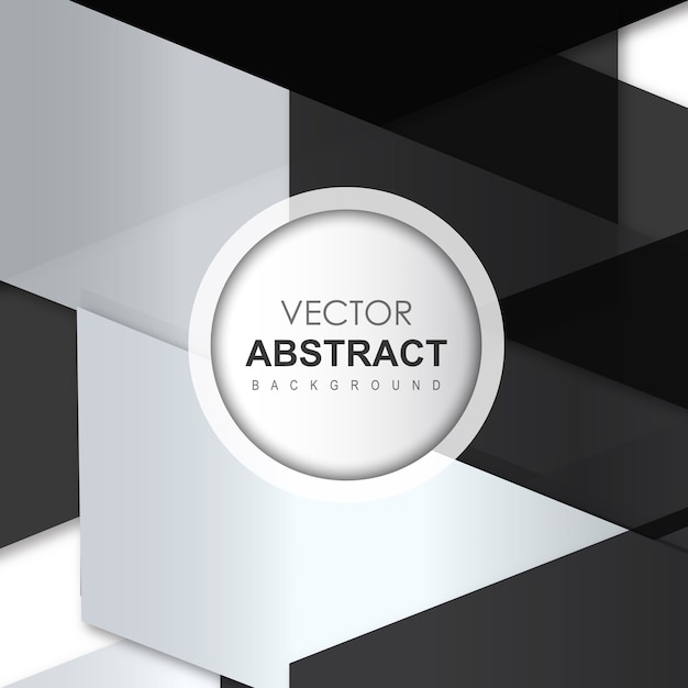 Free vector black & silver abstract background