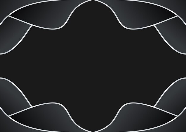 Free vector black and silver line background