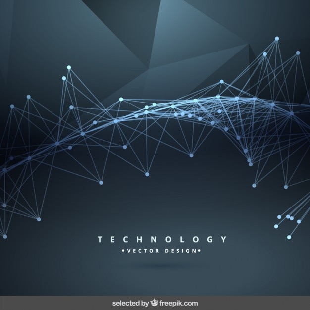 Black technology abstract background