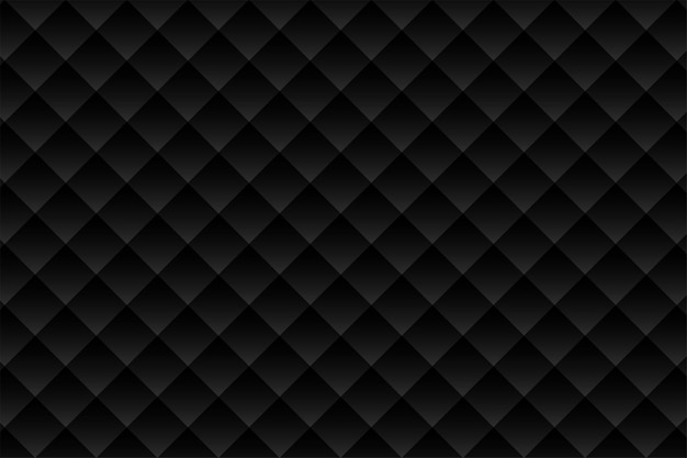 다이아몬드 모양이 있는 검은색 실내 장식 패턴 배경