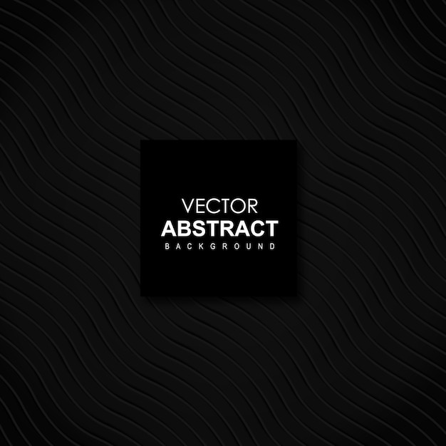 Black Vector Abstract Background