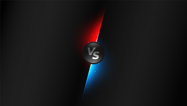 黒対VS画面の競争の背景デザイン