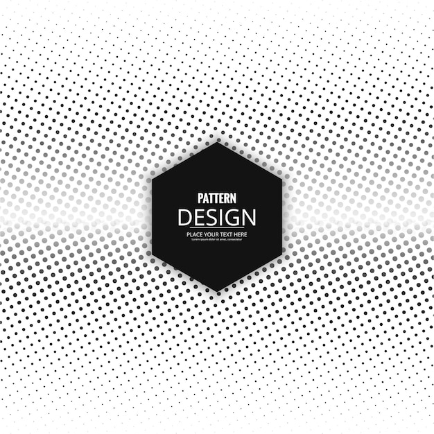 Black and white abstract background with halftone dots