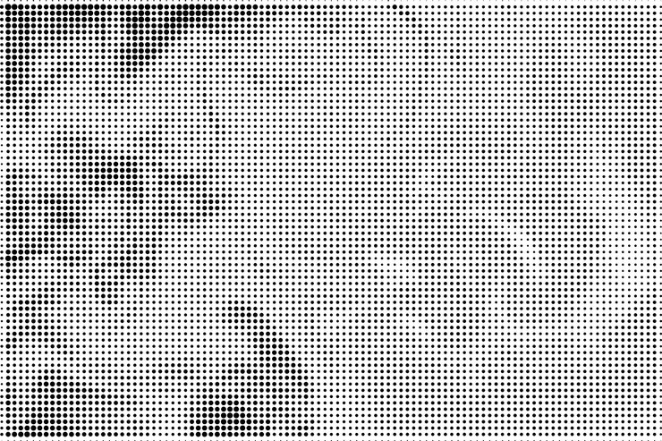 Free Vector black and white abstract grunge halftone pattern texture background