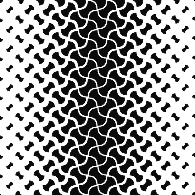 Black and white abstract shapes background