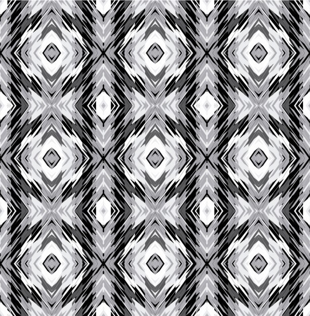 Free vector black and white ethnic pattern