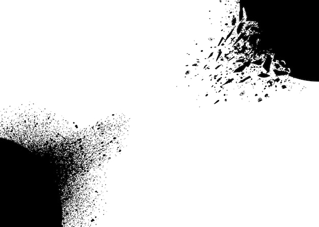 Free vector black and white explosion background