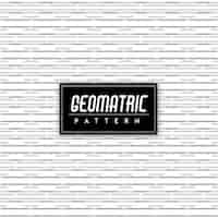 Free vector black and white geomatric seamless pattern background