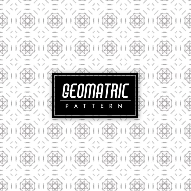 Black and White Geomatric Seamless Pattern Background