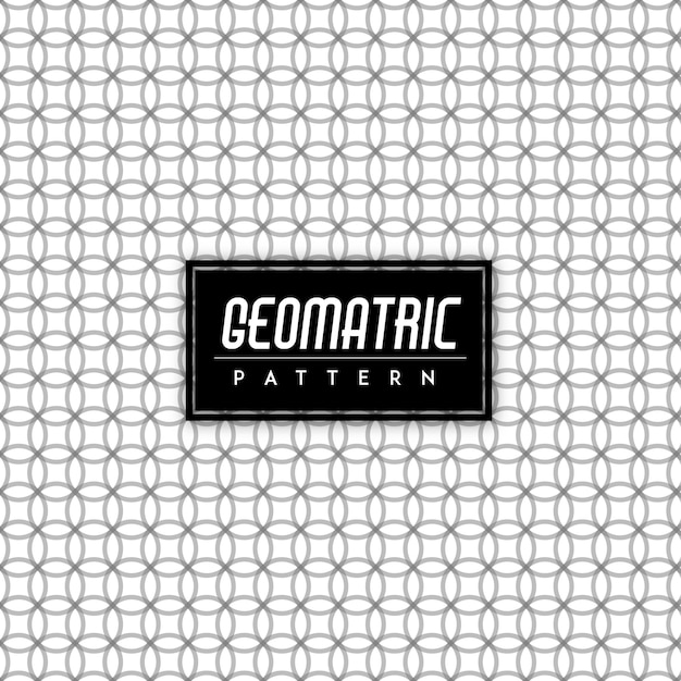 흑인과 백인 Geomatric 원활한 패턴 배경