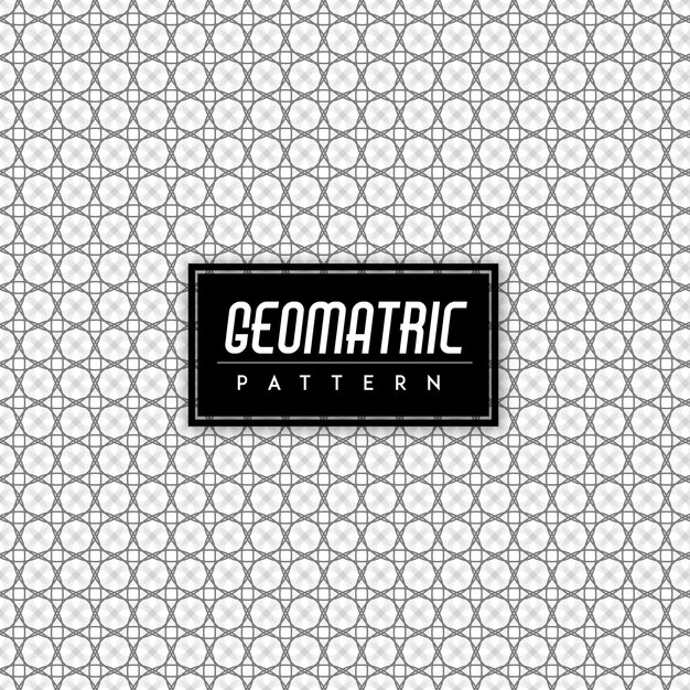 Black and White Geomatric Seamless Pattern Background