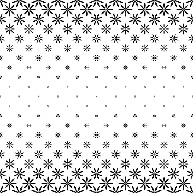 黒と白の幾何学模様 - 背景
