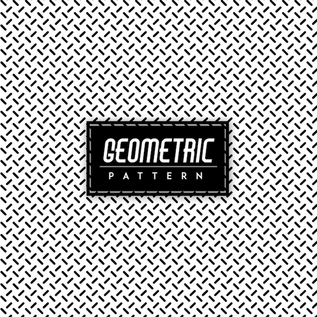 Black and white geometric pattern