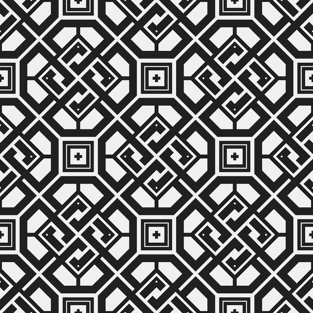 Black and white geometrical pattern background