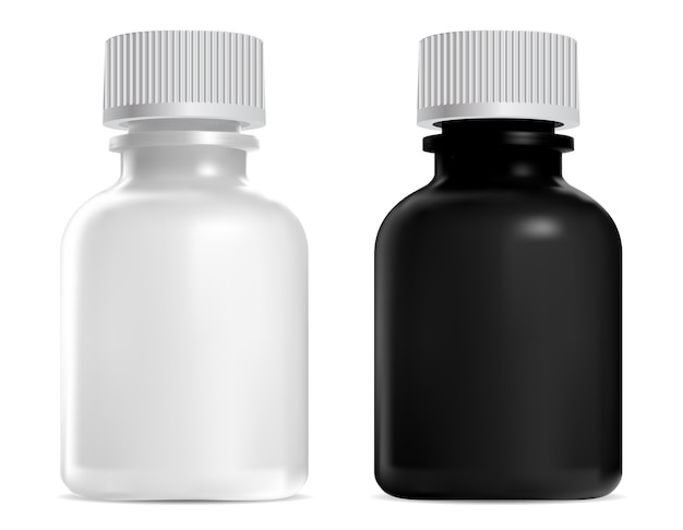Download Free Pills Bottle Mockup Vectors 100 Images In Ai Eps Format