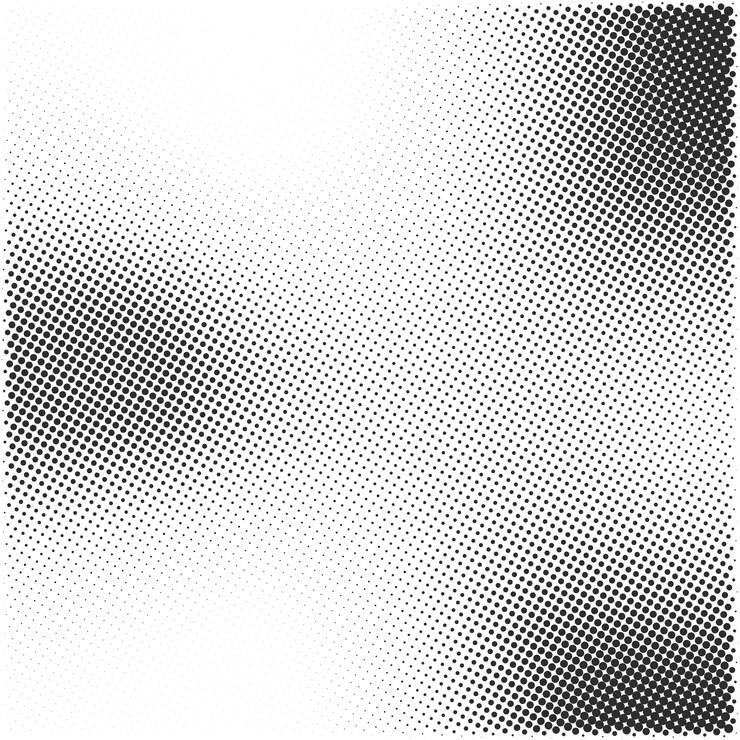 Free Vector black and white grunge halftone pattern texture background