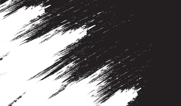 Free vector black and white grunge paint background