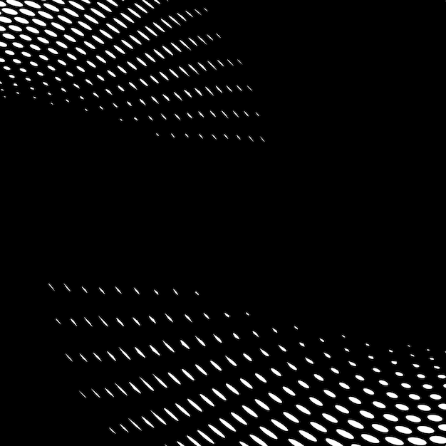 Black and white halftone background vector