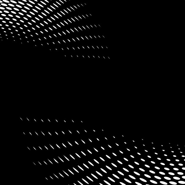 Black and white halftone background vector