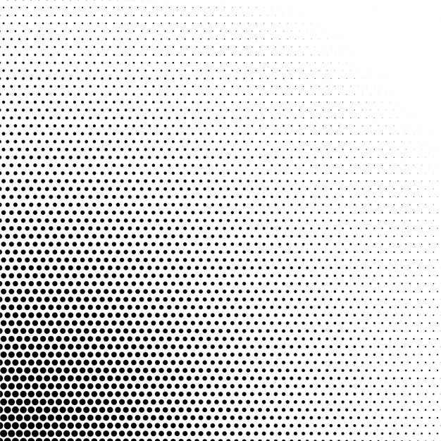 Black and white halftone pattern background