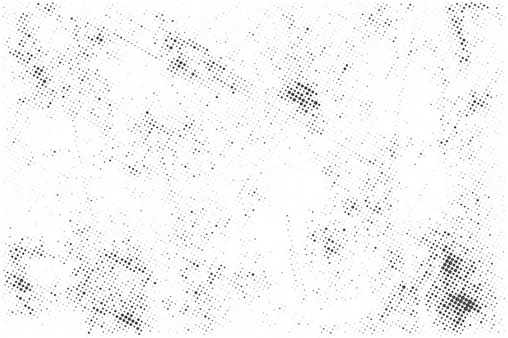 Free Vector black and white halftone pattern texture background