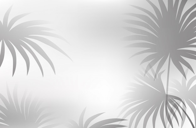 Free vector a black white leaf background