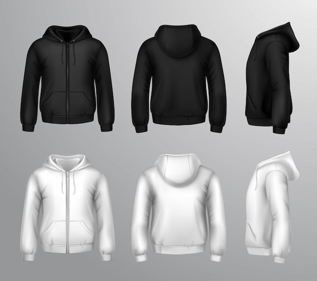 Download Mentahan Hoodie Polos Depan Belakang - MOCKUP FRESH