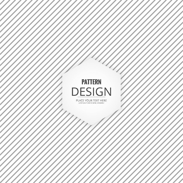 Free vector black and white pattern with stripes