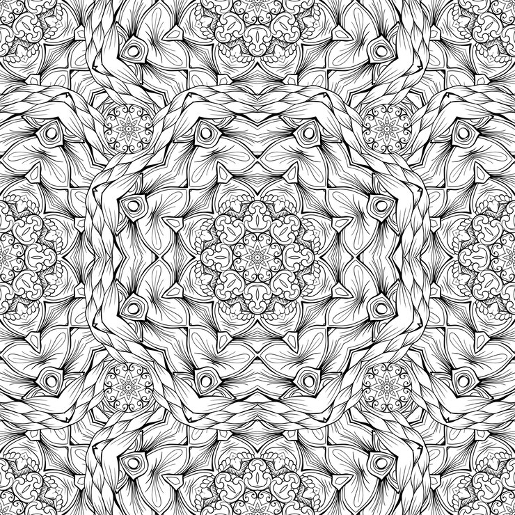 Free Vector black and white pattern 