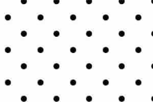 Free vector black and white polka dot cute pattern wallpaper