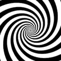 Free vector black and white spiral background