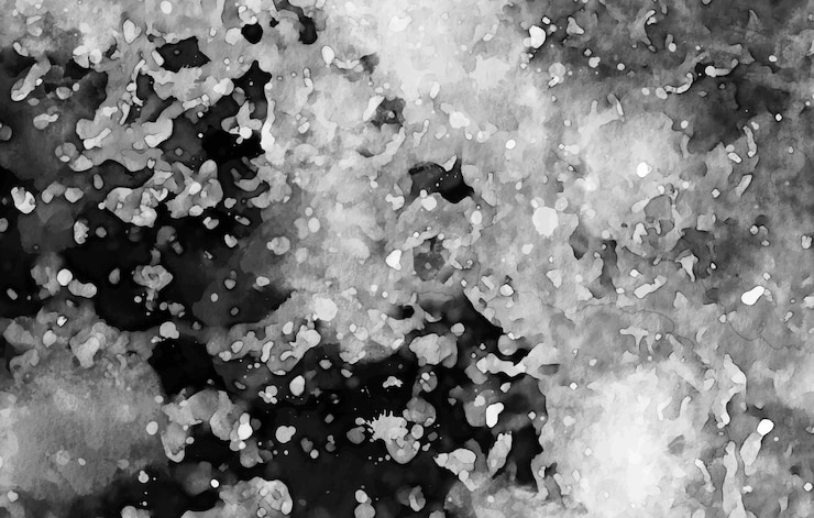Free Vector black and white splatter watercolor texture