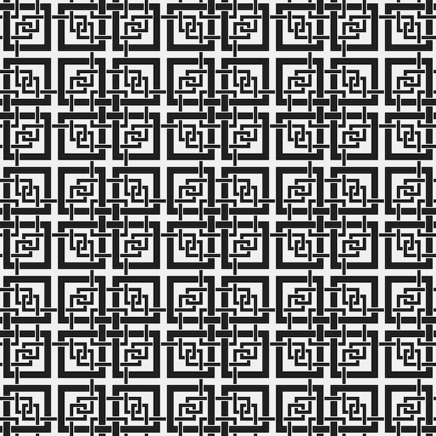 Black and white square pattern background