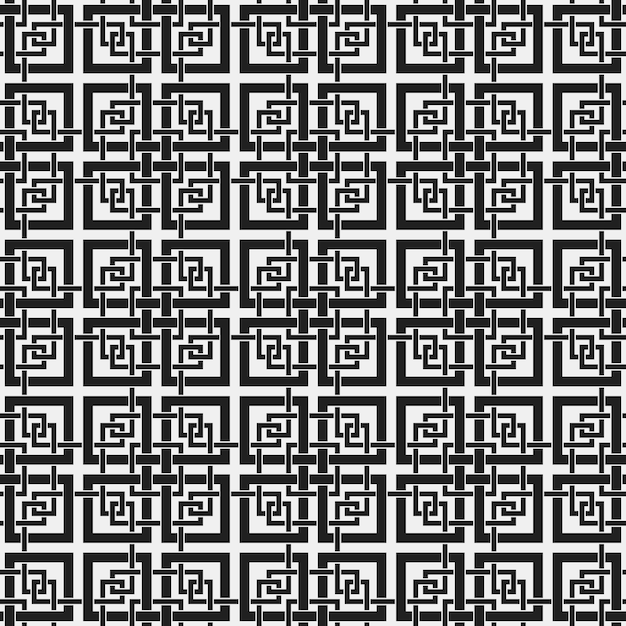 黒と白の四角いパターンの背景